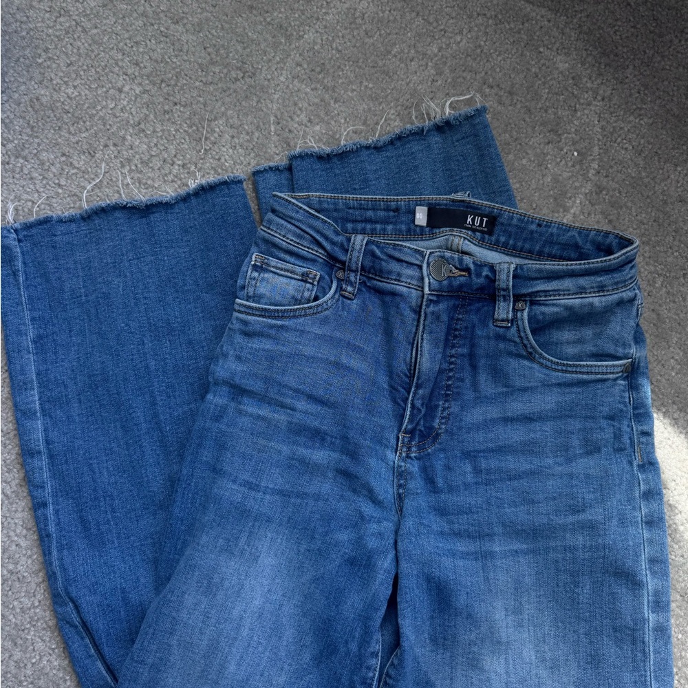 Kut from the Kloth High Rise Flare Jeans - Picture 2 of 4
